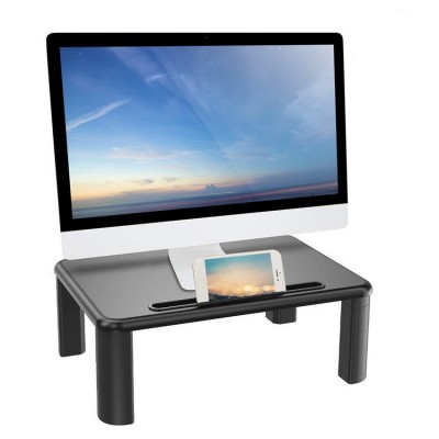 Ergonomic Portable Wood Desktop Lcd Monitor Stand Laptop Stand Desktop Computer Monitor Riser