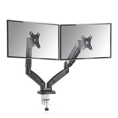 Double Computer 2 Monitors Screen Arm Monitor Stand Holder Desk Mount for Hospital