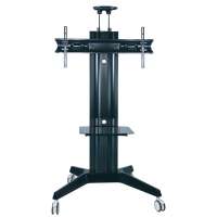 Floor Mount Carts LED TV Stand Mount for Meeting Room LCD mobile tv trolley with wheels LCD mobile TV Cart