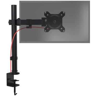 Desktop Single Computer Monitor Holder LCD LED Screen Bracket Articulating Monitor Arm Desk Mount